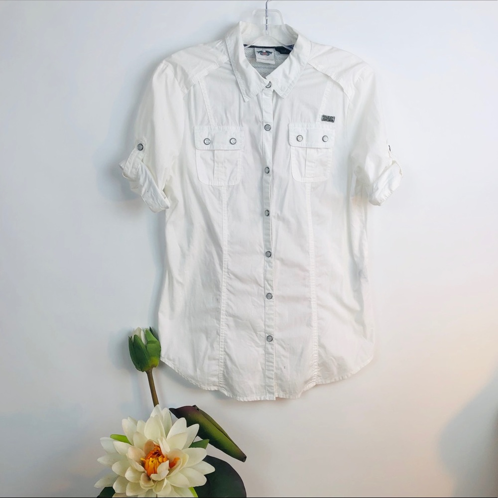 Harley-Davidson | button down shirt sz S